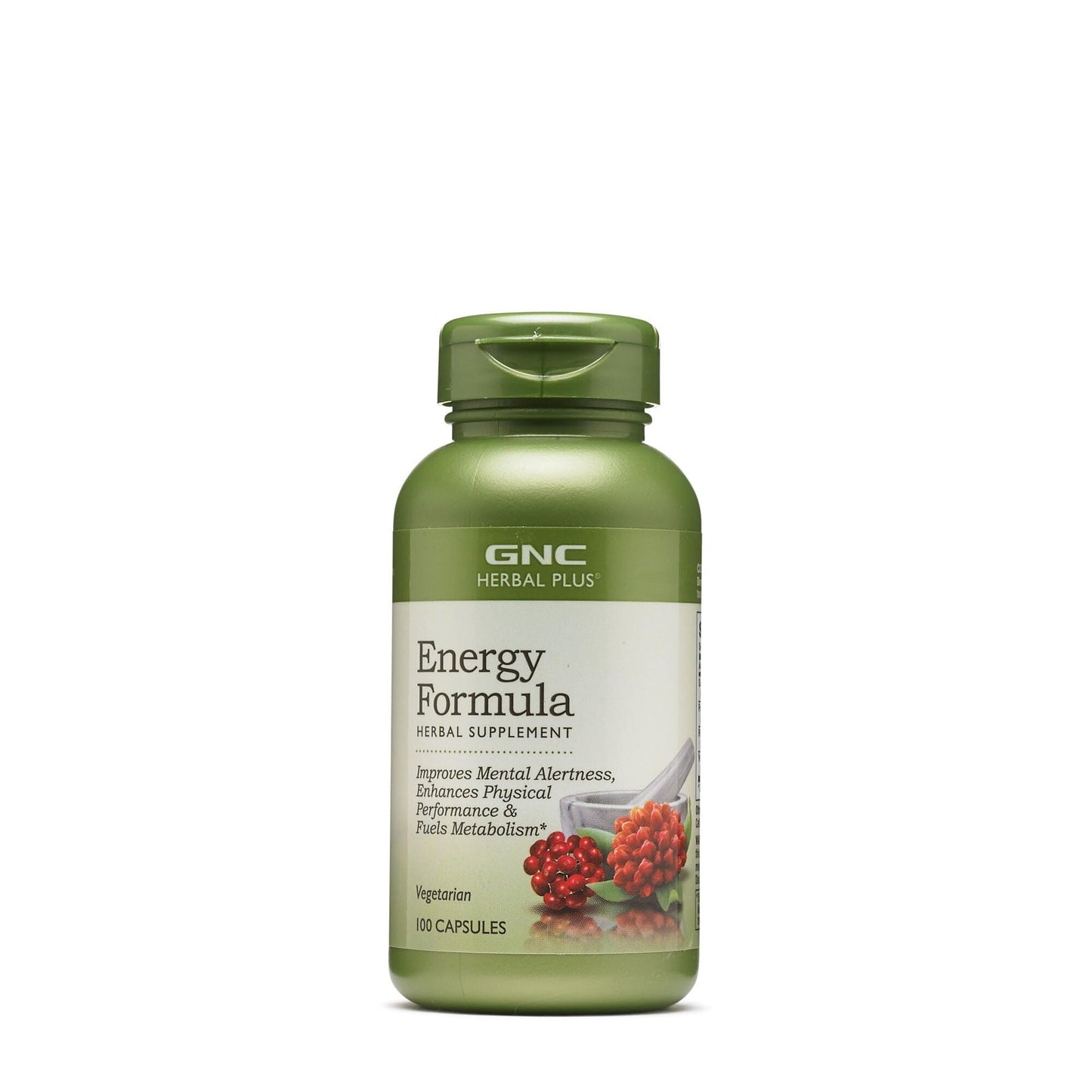 GNC Herbal Plus Energy Formula Capsule 100 Capsules