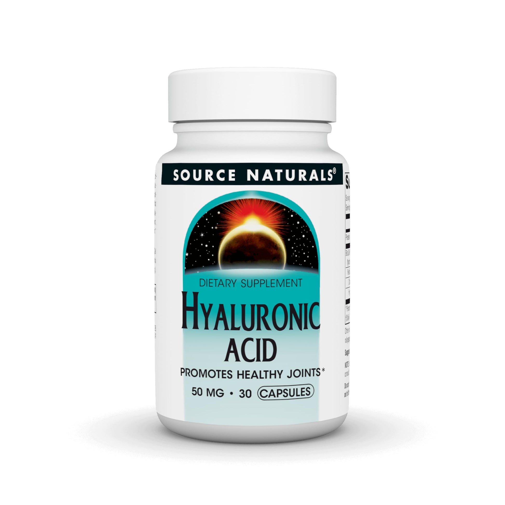 Source Naturals Hyaluronic Acid 50mg Capsules, 60 Count