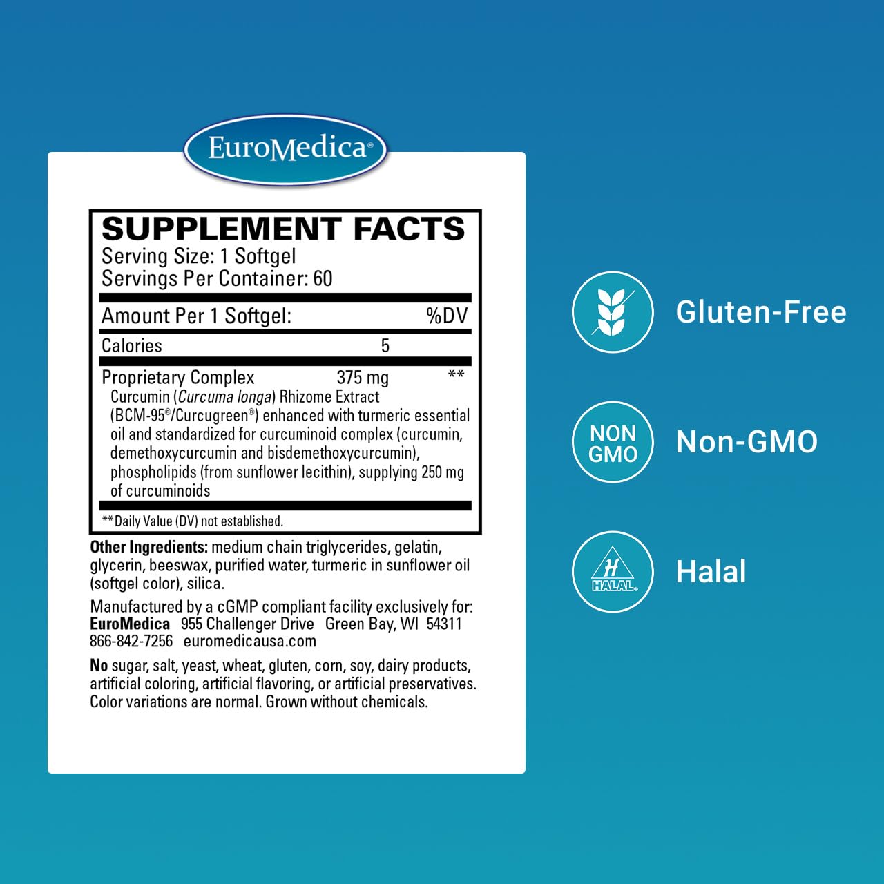EuroMedica Curaproa Softgels 60 Count