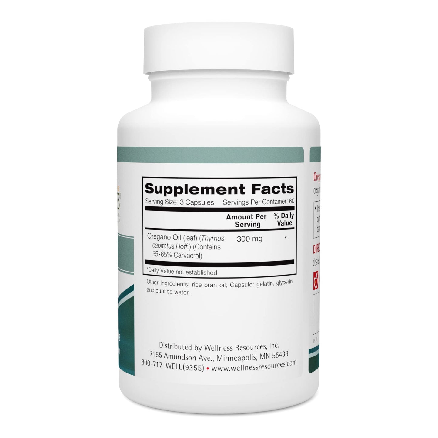 Wellness Resources Oil of Oregano Capsules 180 Count