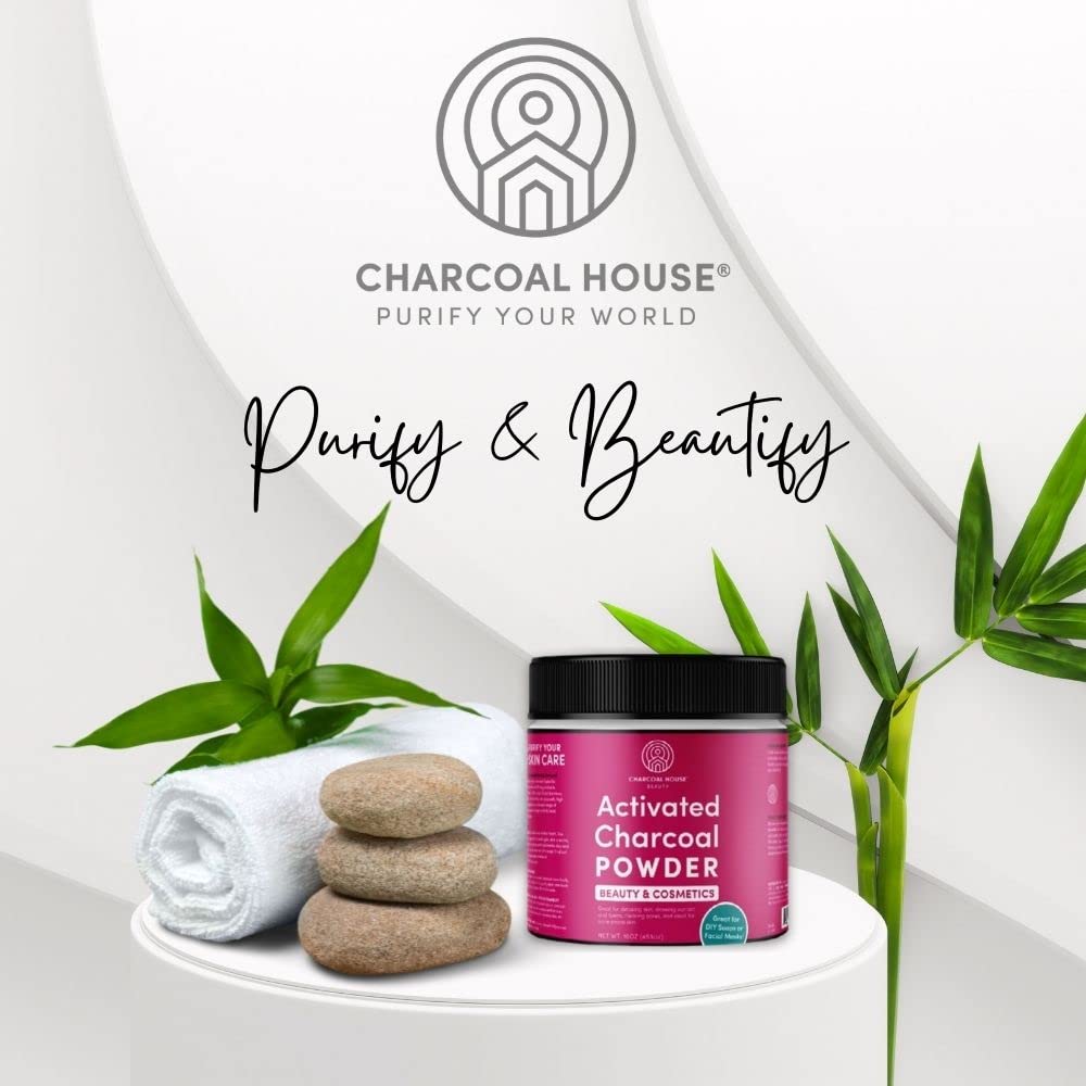 Charcoal House Activated Bamboo Charcoal Powder 8 oz