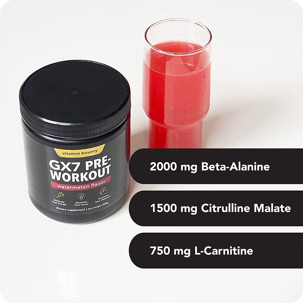 Vitamin Bounty GX7 Pre Workout Powder 9.1 oz