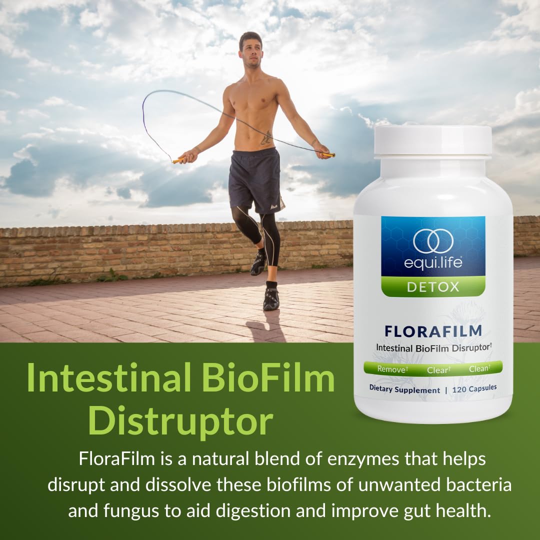 Equilife FloraFilm Enzyme Blend Capsule, 120 Capsules