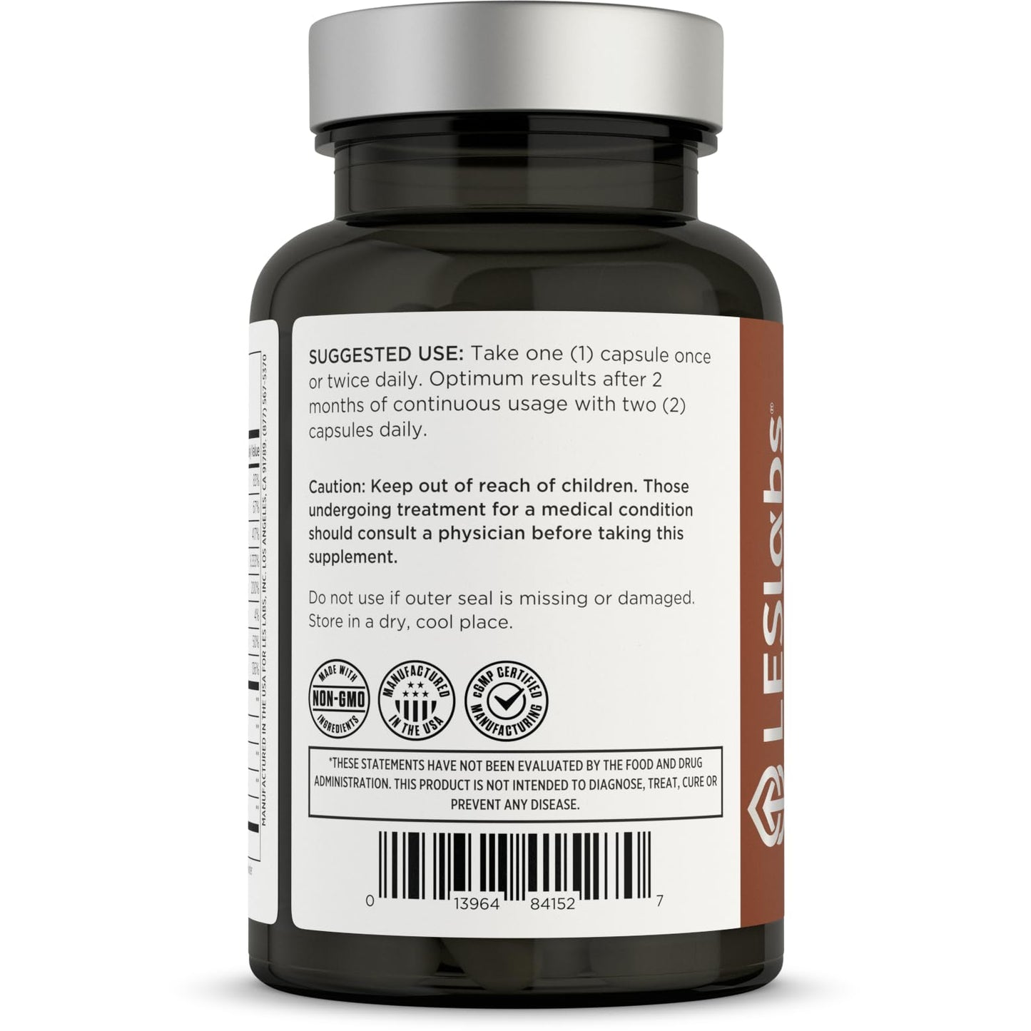 LES Labs Hair Health Hair Growth & Nails Supplement for Men and Women Capsule 60 Count