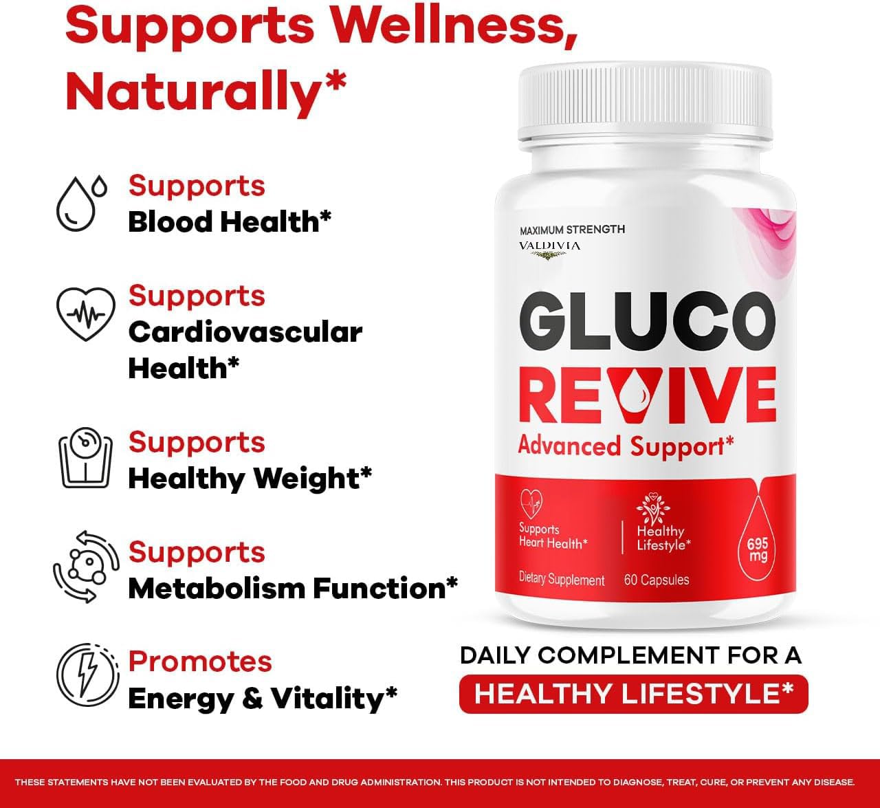 Valdivia Gluco Revive Capsule 180 Capsules