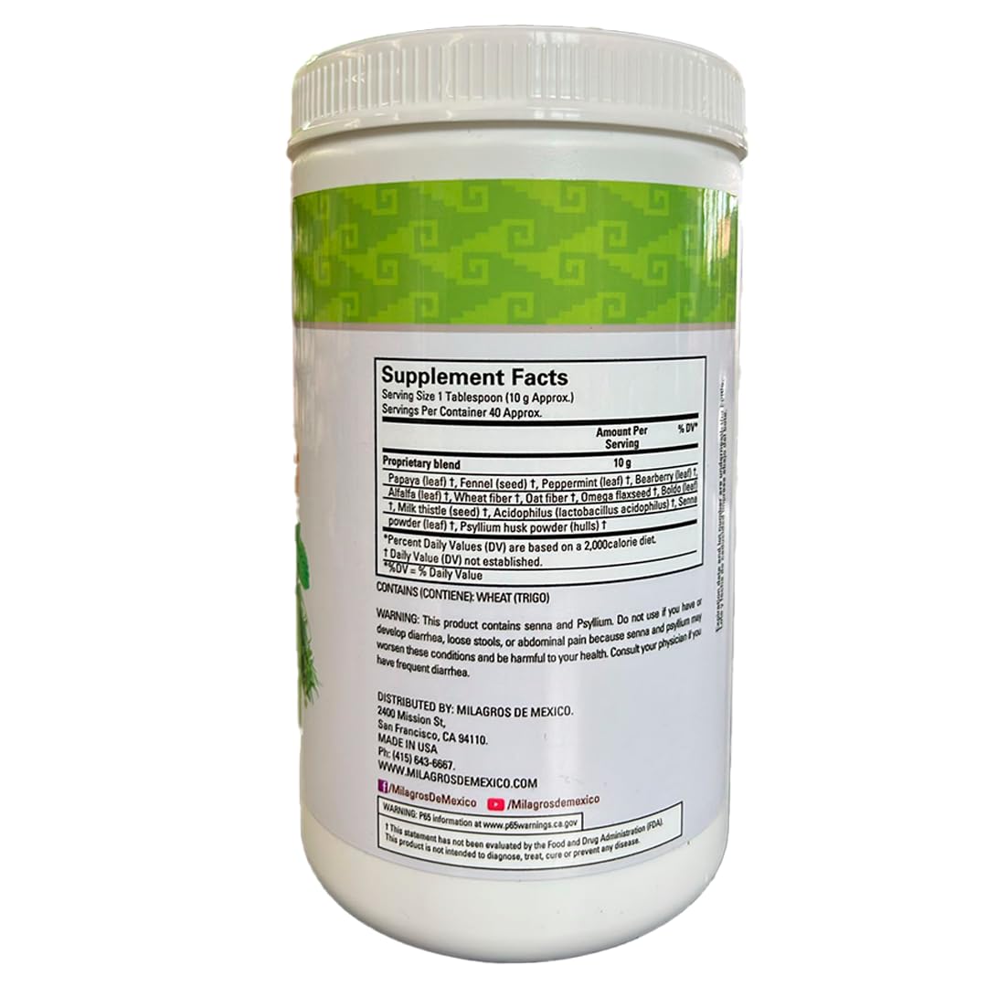 Milagros de Mexico Detox Universal Powder, 14 oz