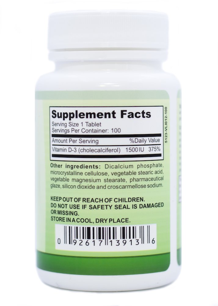 Great Lakes Nutrition Vitamin D3 Capsules 100