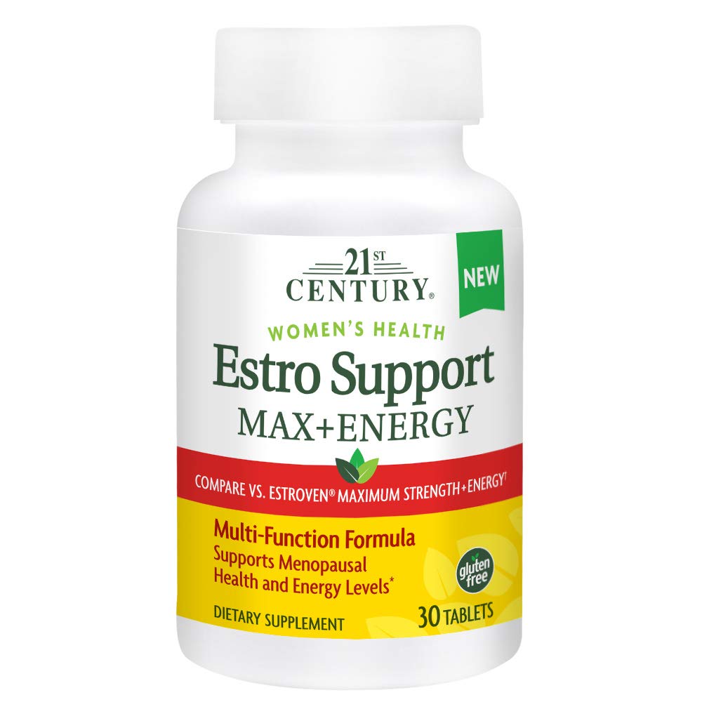 21st Century Estro Support Max + Energy 30 Tablets