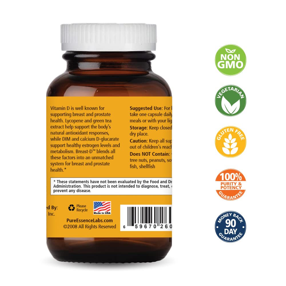 Pure Essence Labs Breast D Capsules 90 Capsules