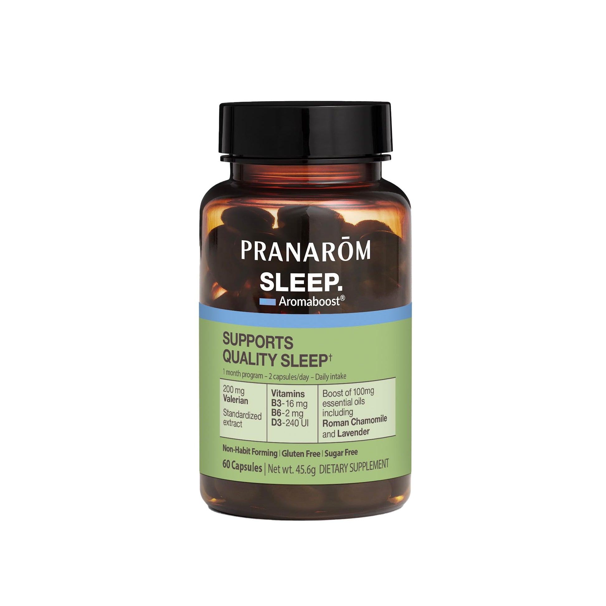 Pranarom Aromaboost Sleep Herbal Supplement Capsule 60 Count