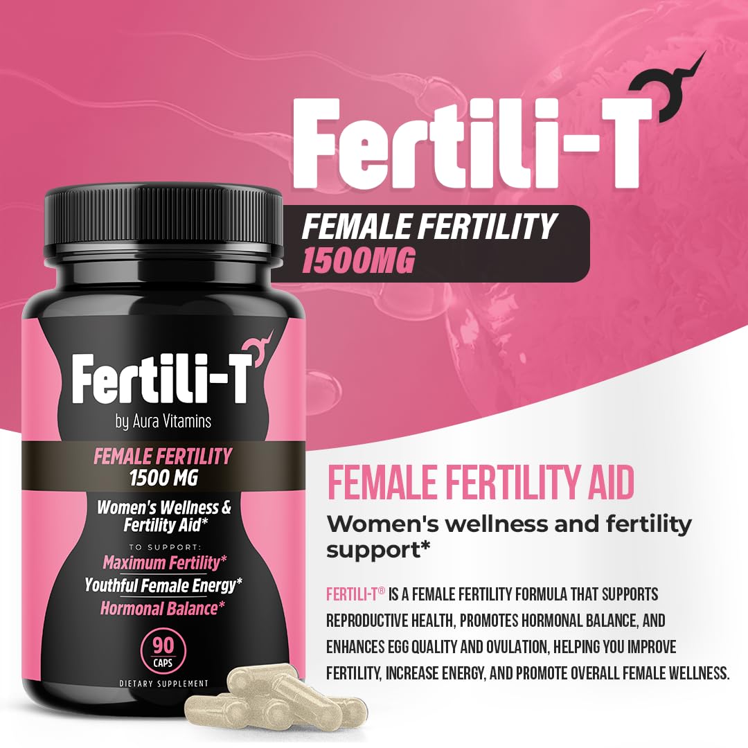 AURA VITAMINS Fertili-t Female Capsule 90 Count