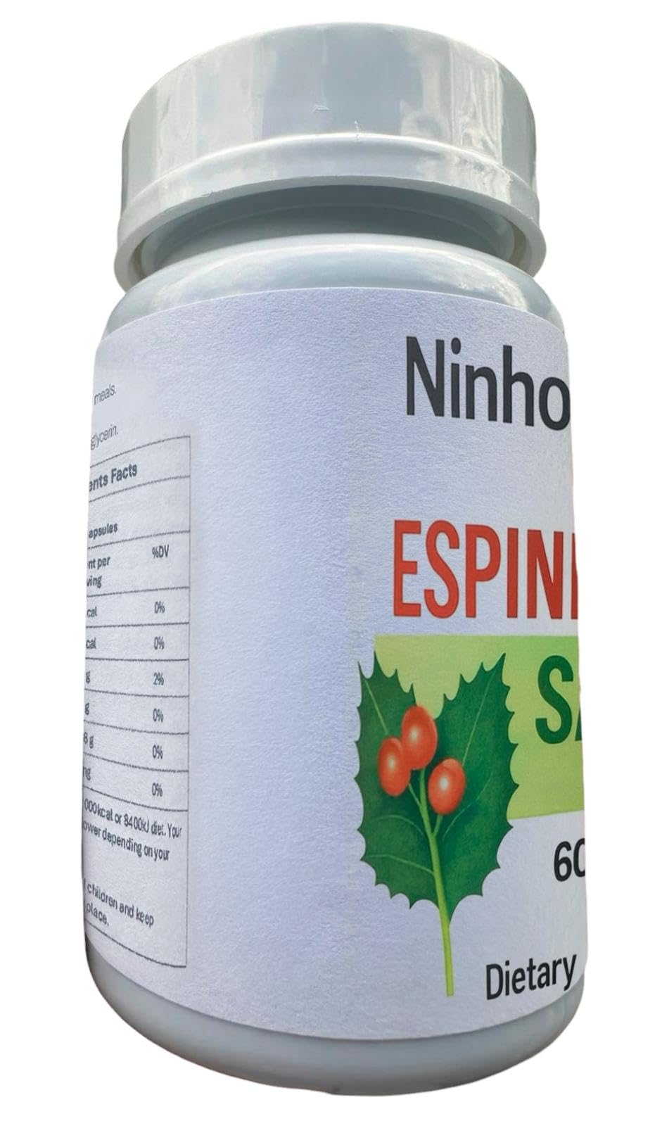 Ninho Verde ESPINHEIRA Santa 500Mg Capsules, 60 Count