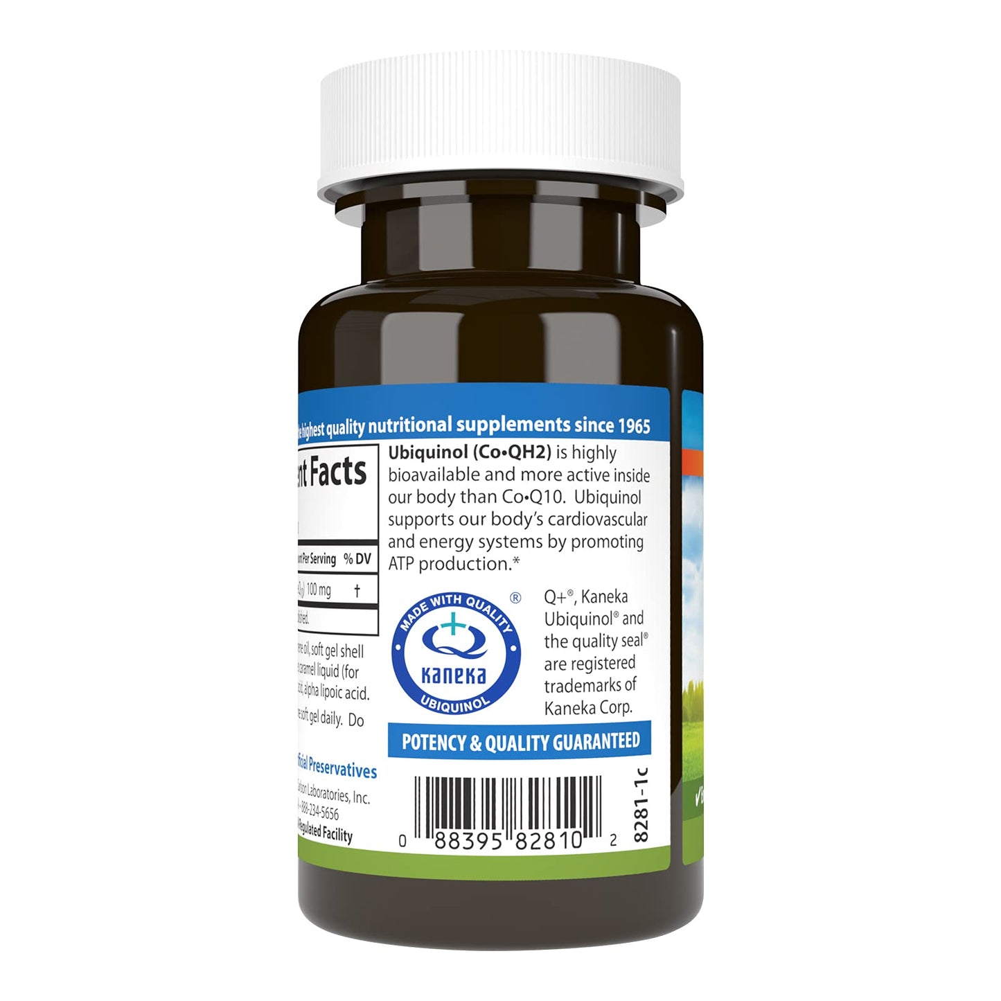 Carlson Co-QH2 Ubiquinol, Active Form of Co-Q10 100 mg Softgels, 60 Count
