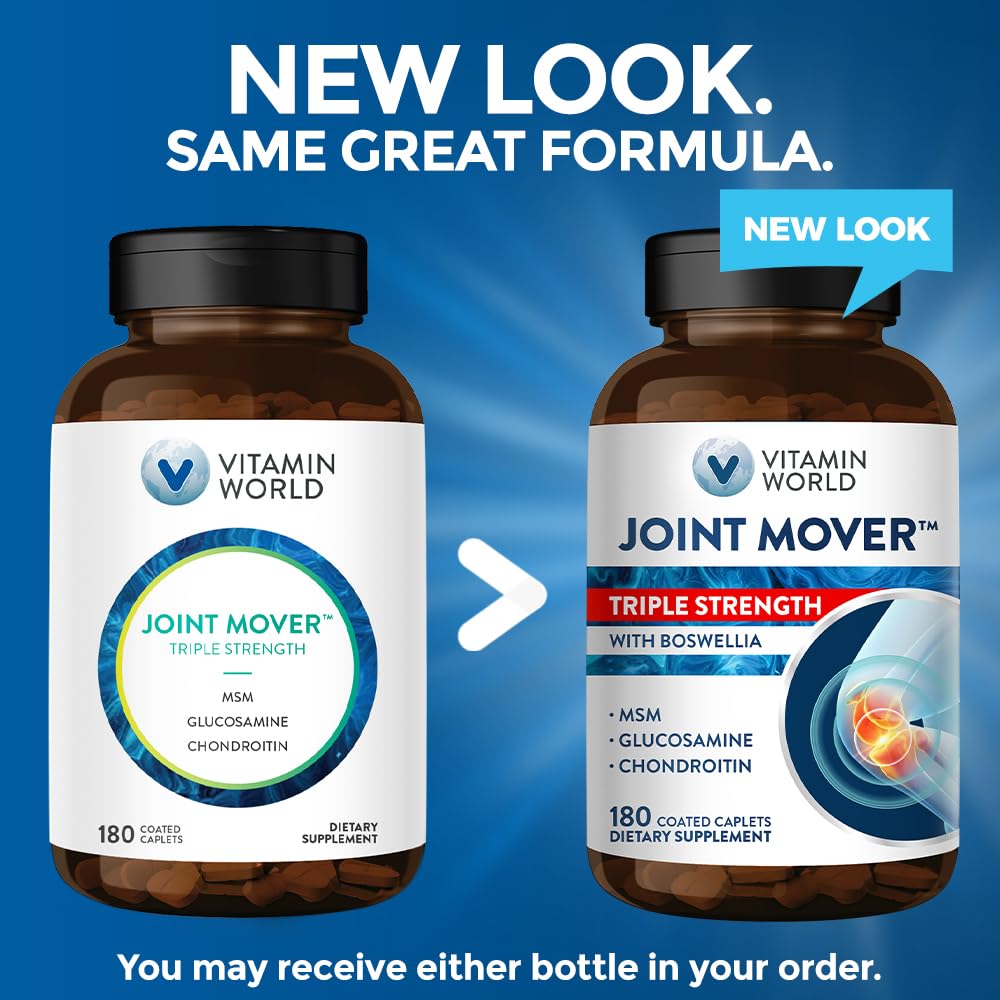 Vitamin World Triple Strength Joint Mover Caplets 180