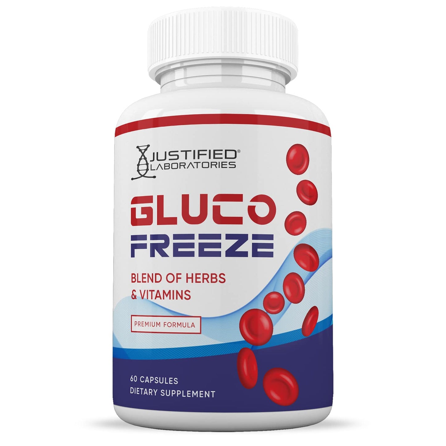 Justified Laboratories Glucofreeze Premium Formula 688MG 120 Capsules