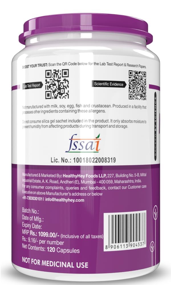Generic Magnesium Carbonate 450mg Capsules, 120 Count