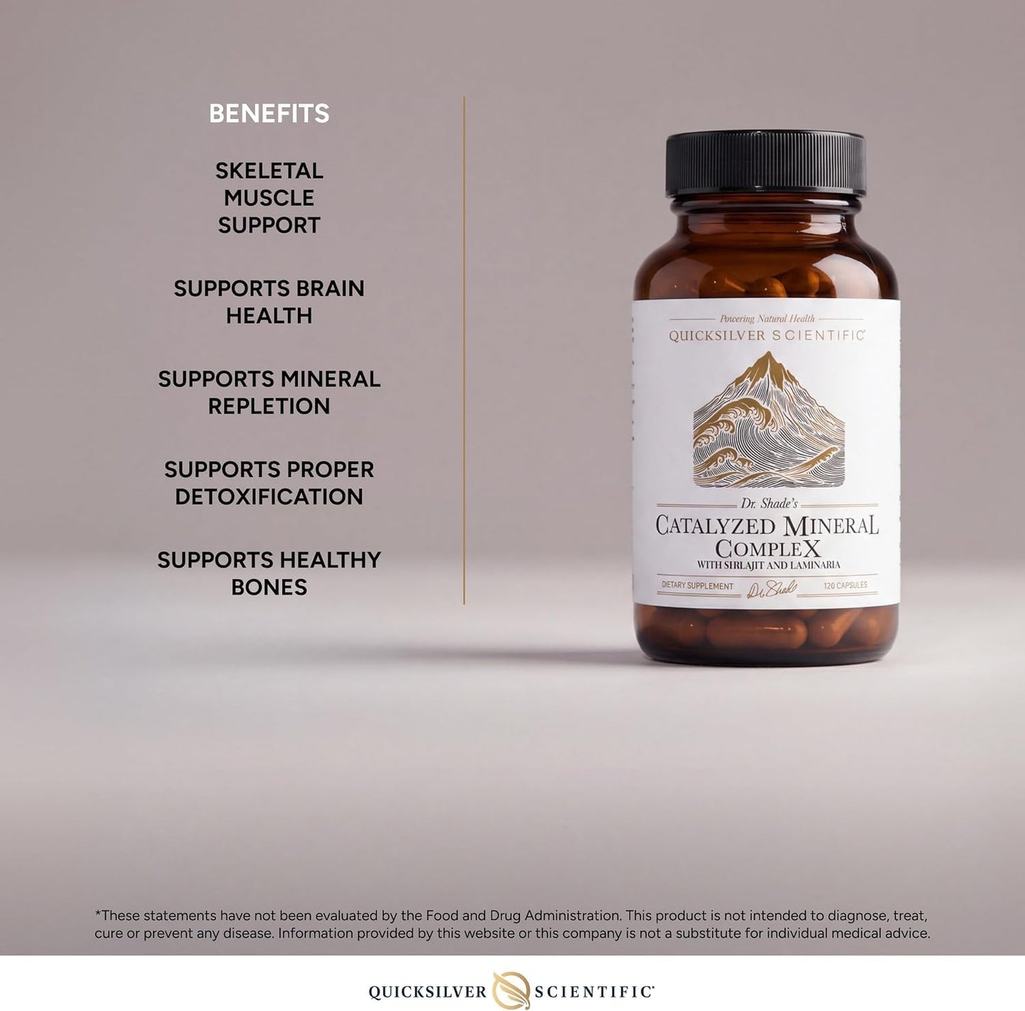 Quicksilver Scientific Dr. Shade's Catalyzed Mineral Complex Capsule, 120 Count