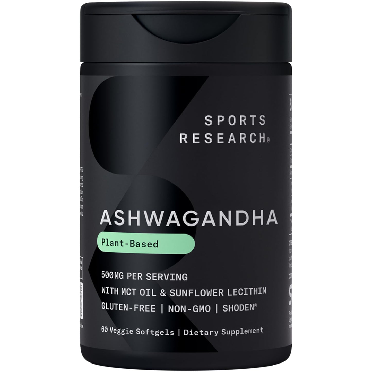 Sports Research Ashwagandha w/Coconut MCT Oil 60 Softgels
