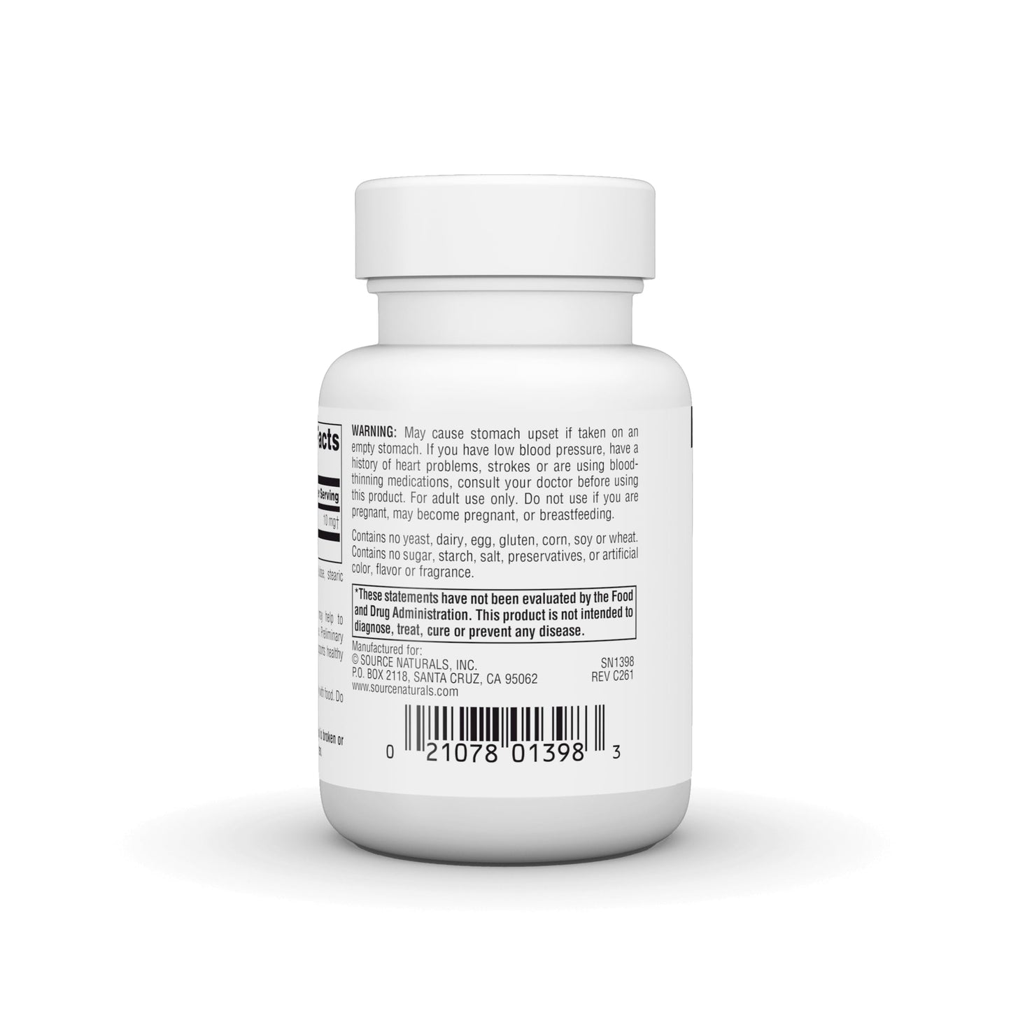 Source Naturals Vinpocetine 10 mg Tablets, 60 Count