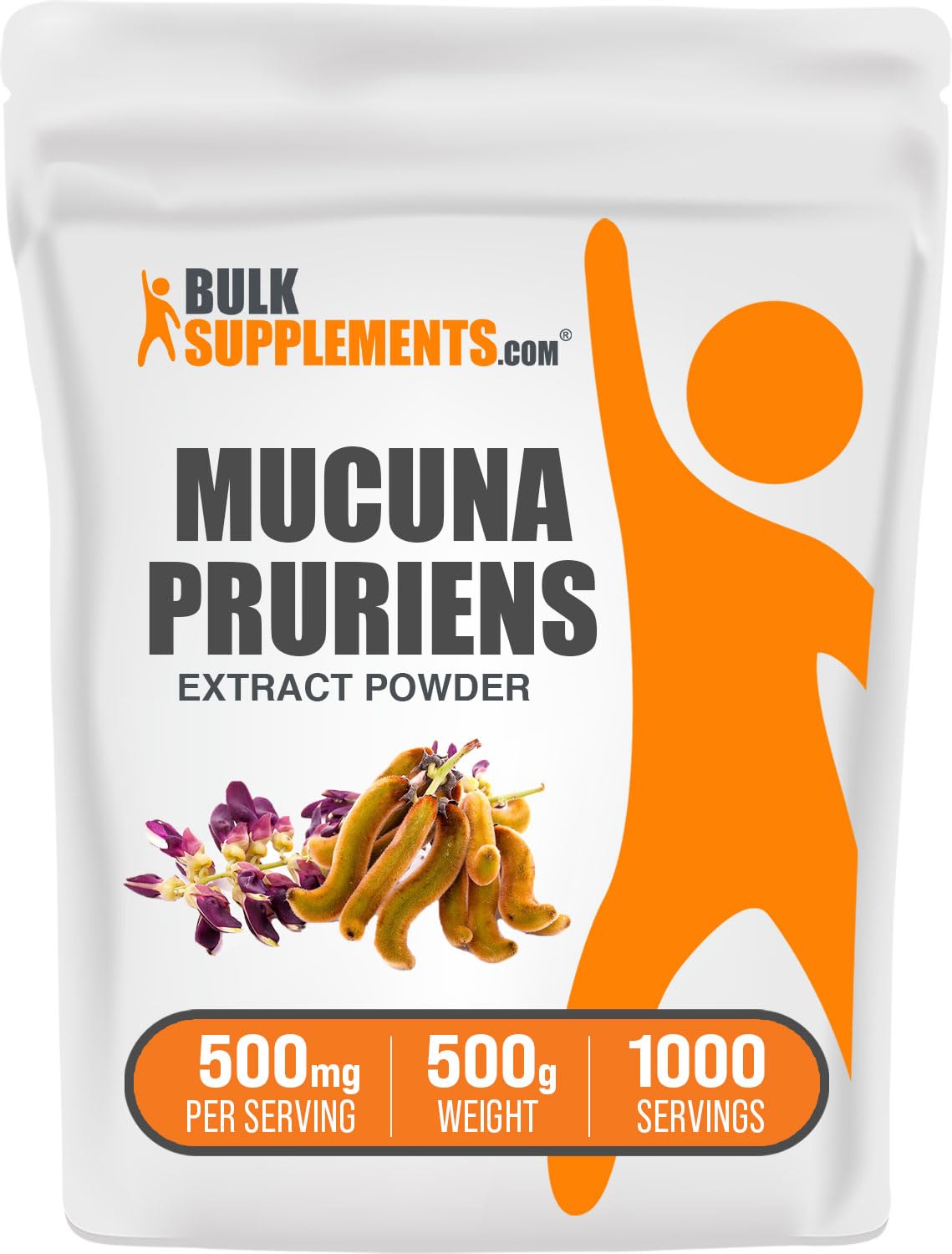 BulkSupplements Mucuna Pruriens Extract Powder, 17.64 oz
