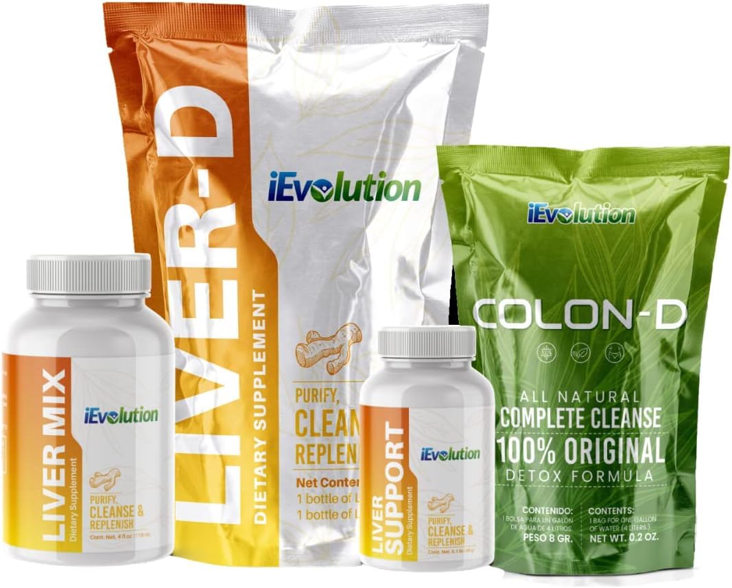iEvolution 7D-Challenge Detox Kit Liquid & Powder, 10