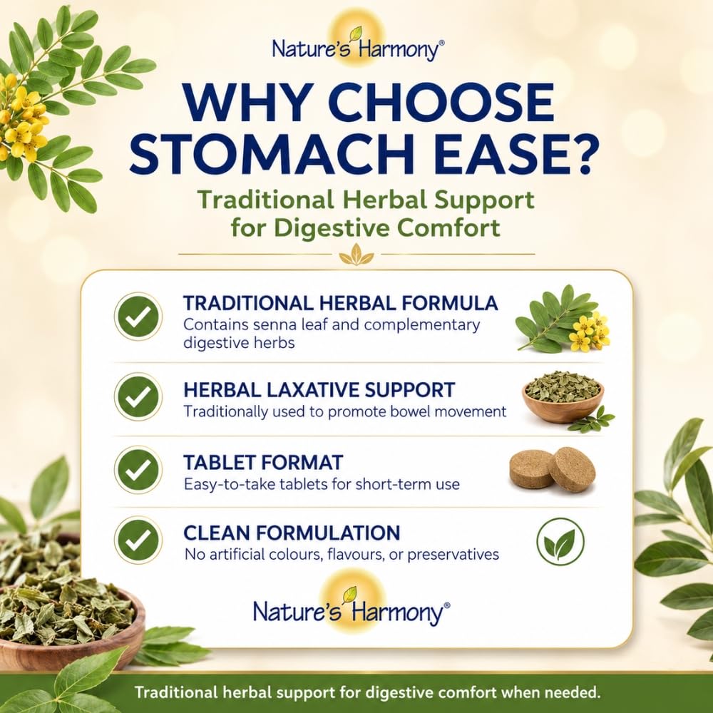 Nature's Harmony Stomach Ease 100 Tablets