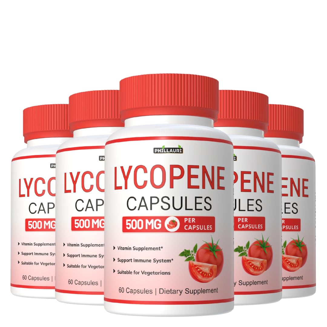 Phillauri Lycopene Supplements for Men Capsules, 300 Capsules