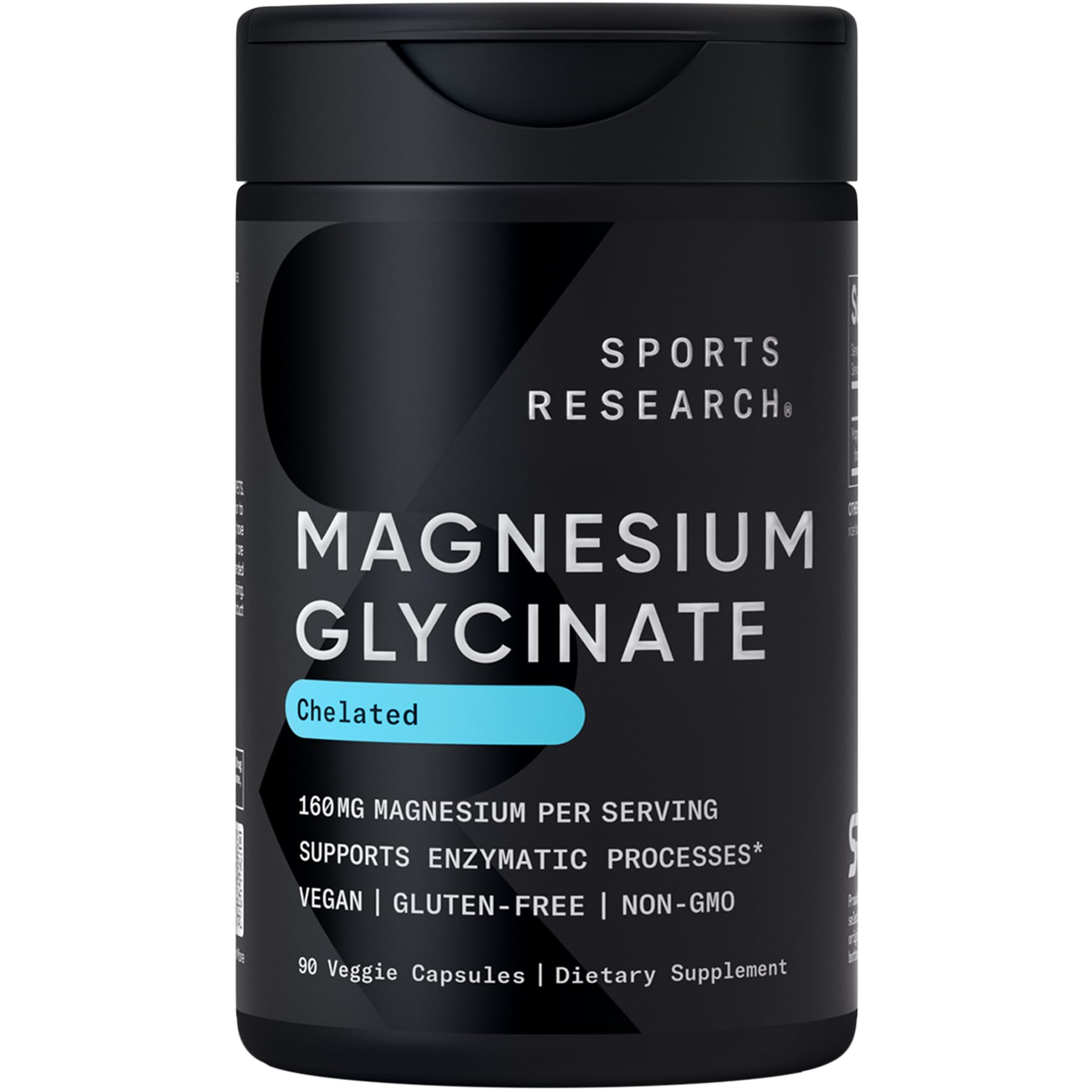 Sports Research Magnesium Glycinate Capsules 90 Count