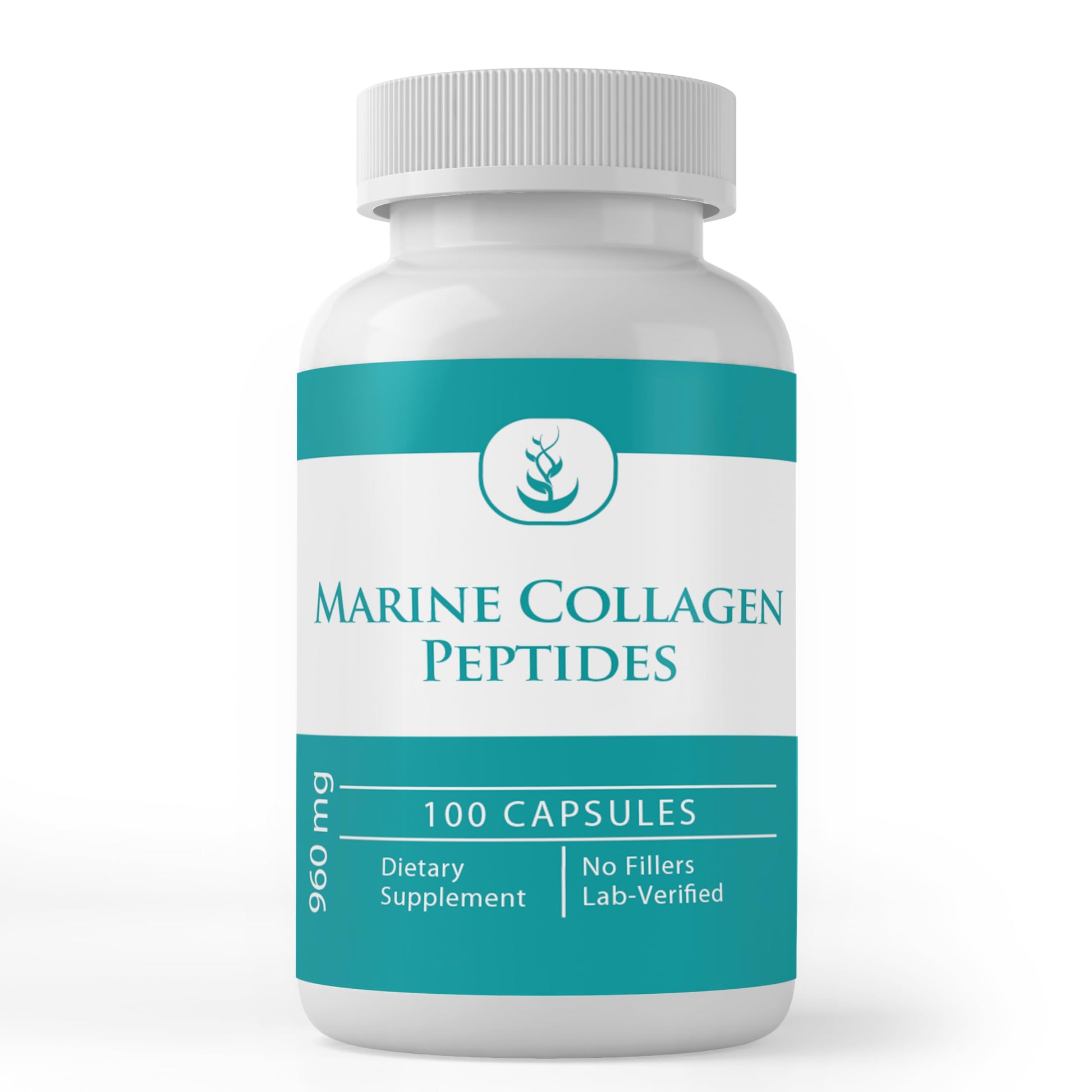 PURE ORIGINAL INGREDIENTS Marine Collagen Peptides Capsules, 100 Count