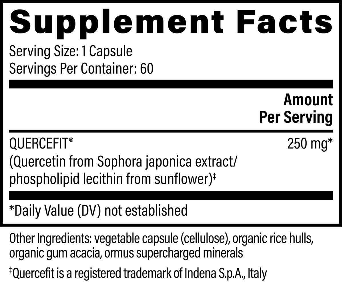 Global Healing Center Quercetin Capsule 120 Capsules