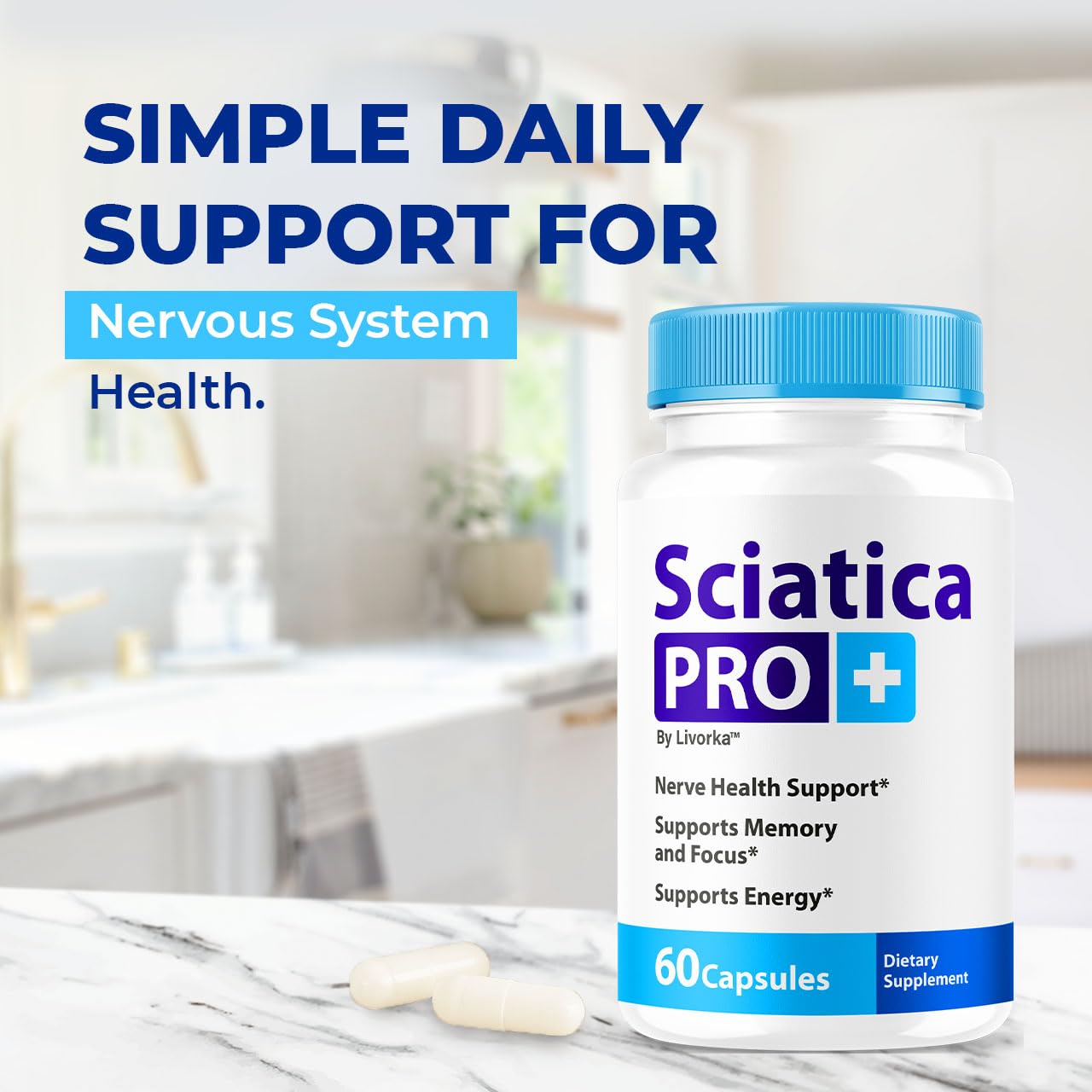 LIVORKA Sciatica Pro Plus Capsules, 300 Capsules