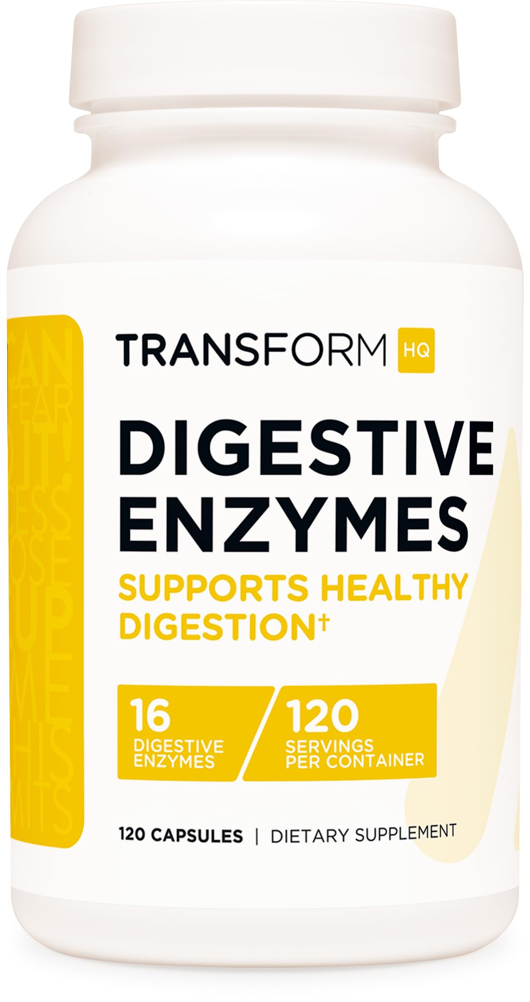 TransformHQ Digestive Enzymes Supplement Capsule, 120 Capsules