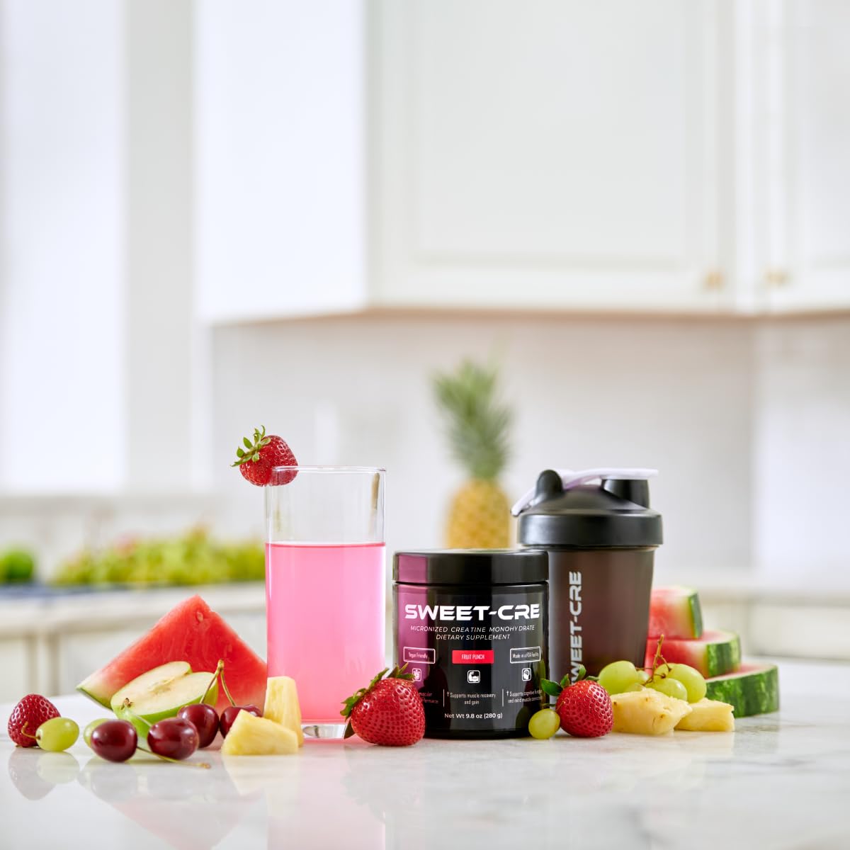 Sweet Cre Creatine Monohydrate Powder, 10 oz