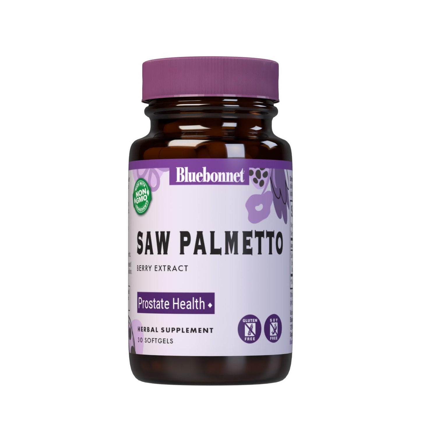 BlueBonnet Saw Palmetto Berry Extract Softgel, 30 Count