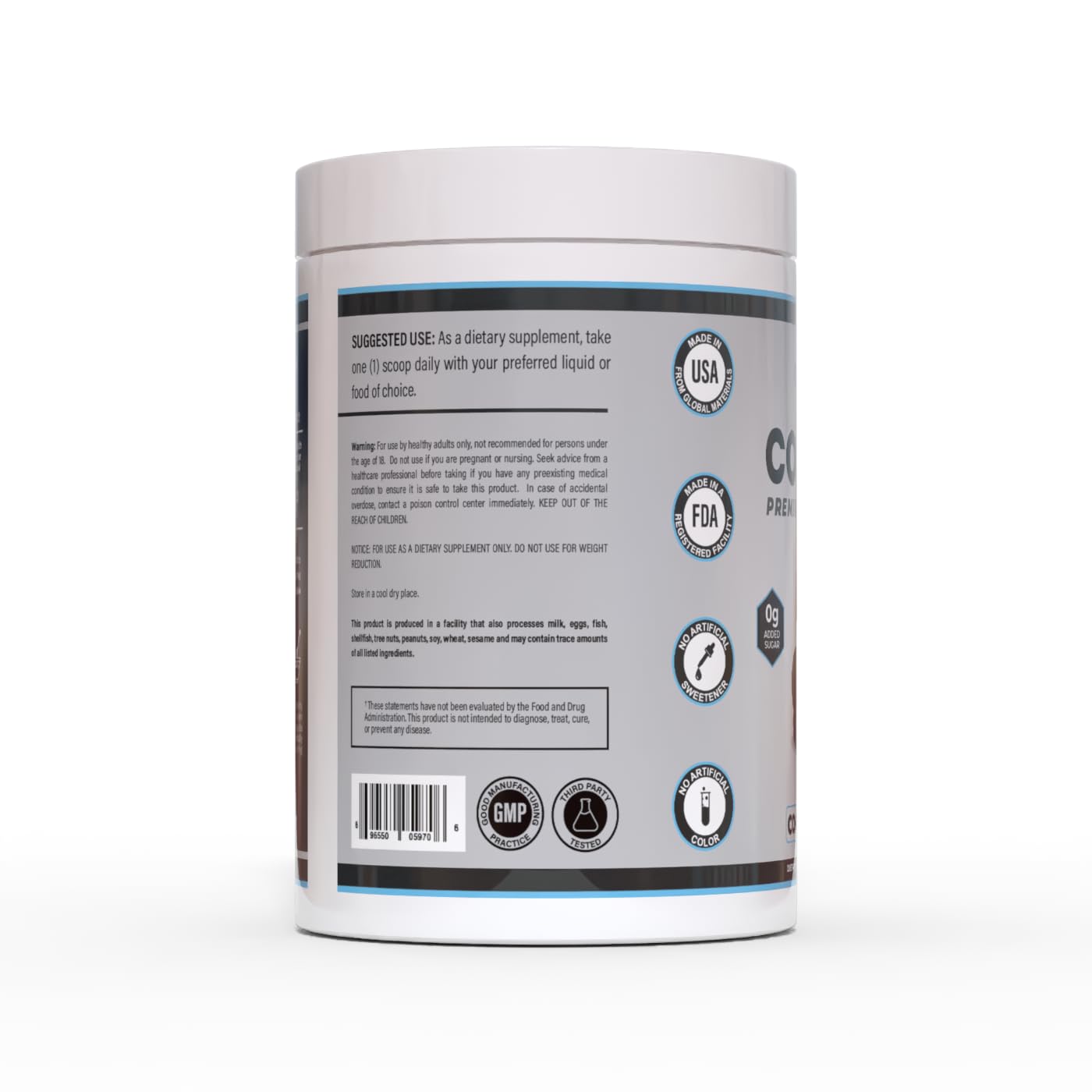 Grow Young Fitness Cookies & Cream Collagen Protein Powder, 13.5 Ounce