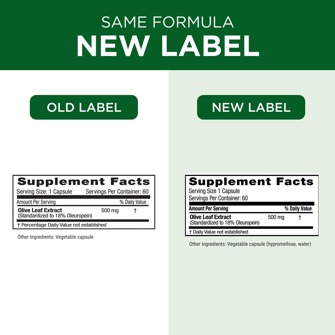 Emerald Labs Mediterranean Olive Leaf 500mg Capsules 60 Count