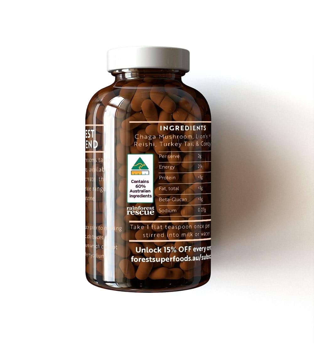 Forest Super Foods The Forest Mushroom Blend, 120 Capsules