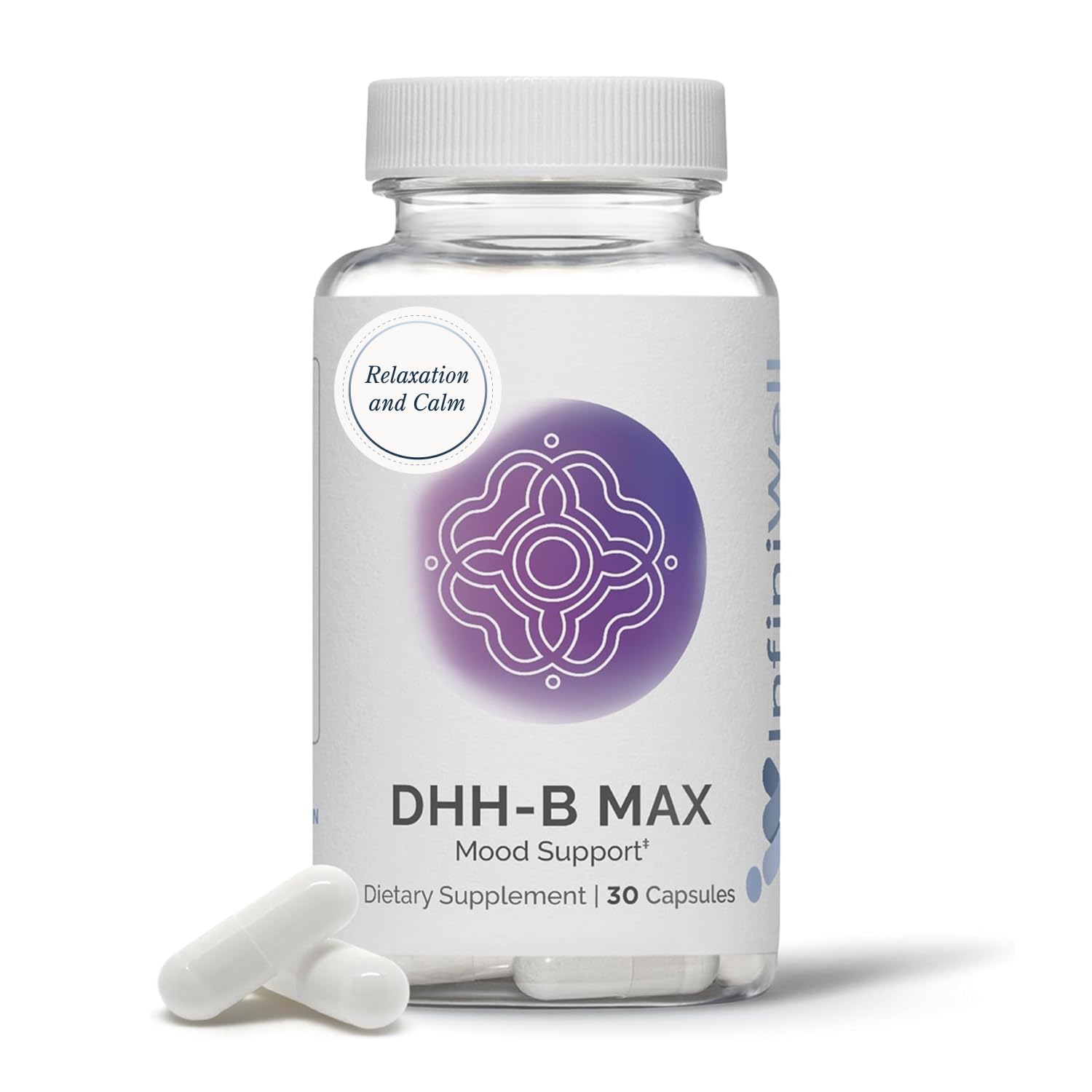 InfiniWell DHH-B Max 15mg DHH-B Mood Support Capsule, 30 Count