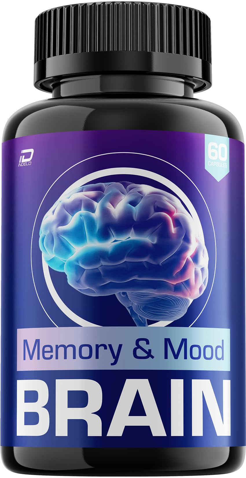 Indelo Memory Mood Supplement Capsules, 60 Capsules