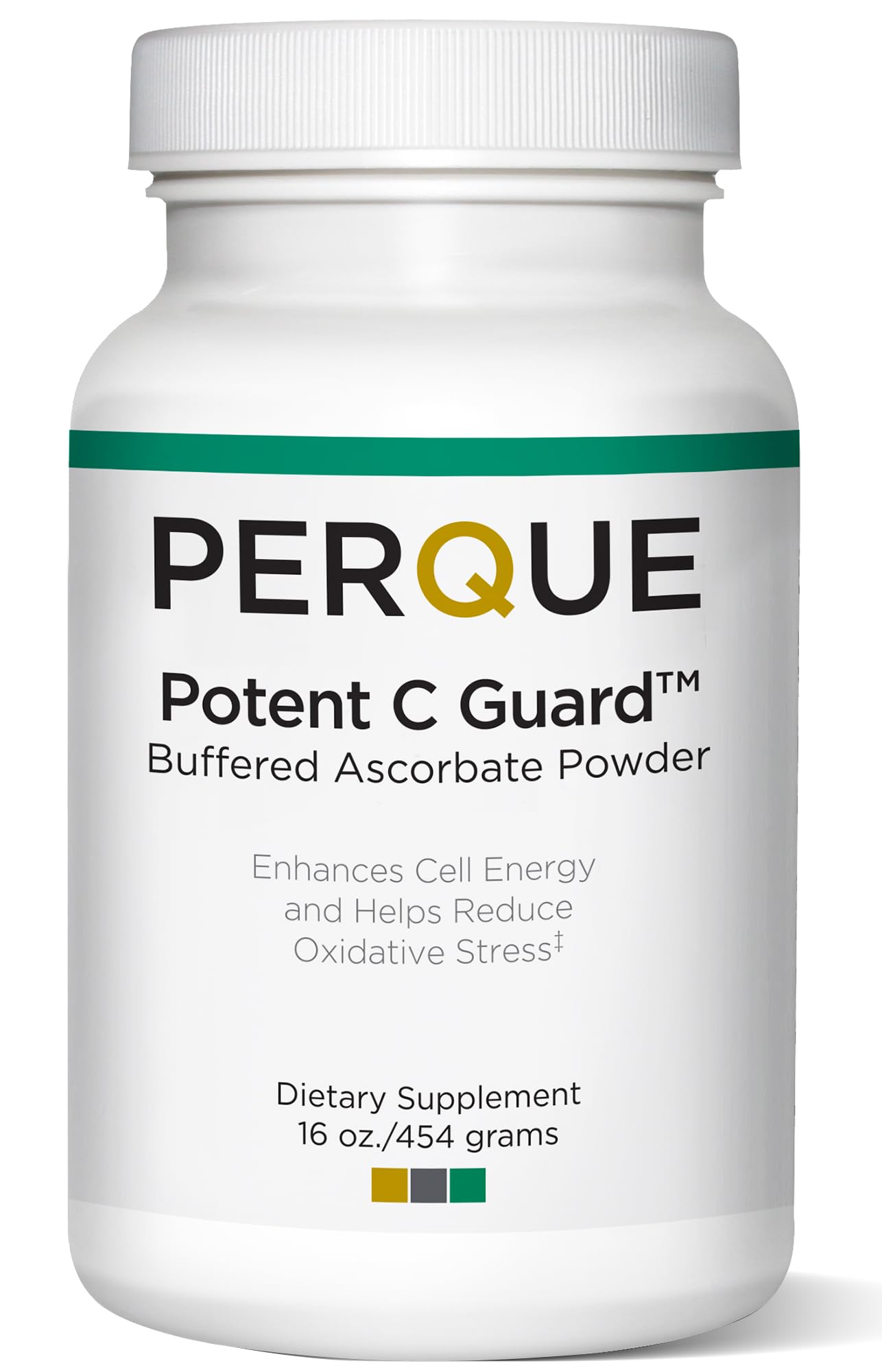 PERQUE Buffered Vitamin C Ascorbate Powder 16 oz