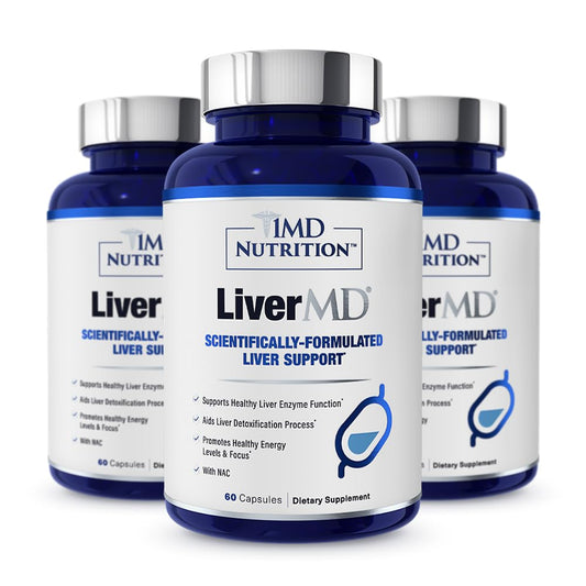 1MD Nutrition LiverMD Liver Support Supplement Capsules, 60 Count
