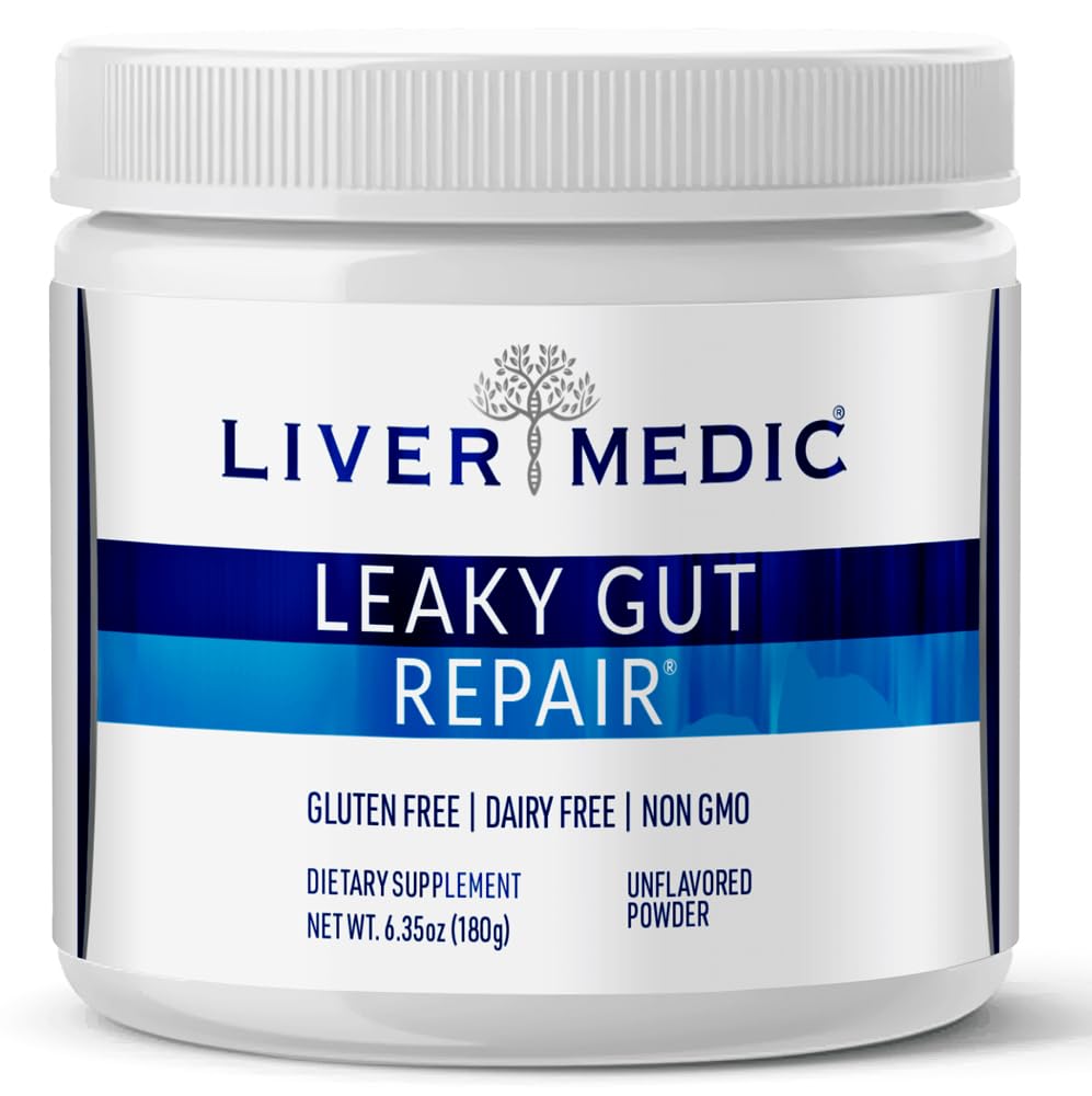 Liver Medic Leaky Gut Repair Supplement Powder 6.35 Ounce