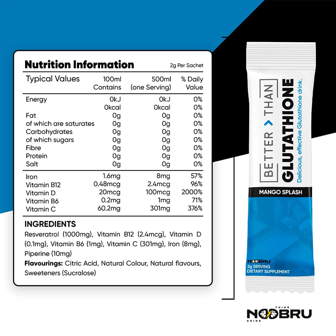 Noobru Glutathione Powder 1.41 oz
