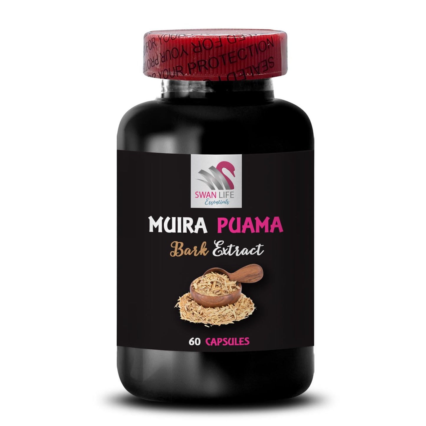 SWAN LIFE ESSENTIALS Balanced Boost Blend Muira Puama Bark Extract 60 Capsules