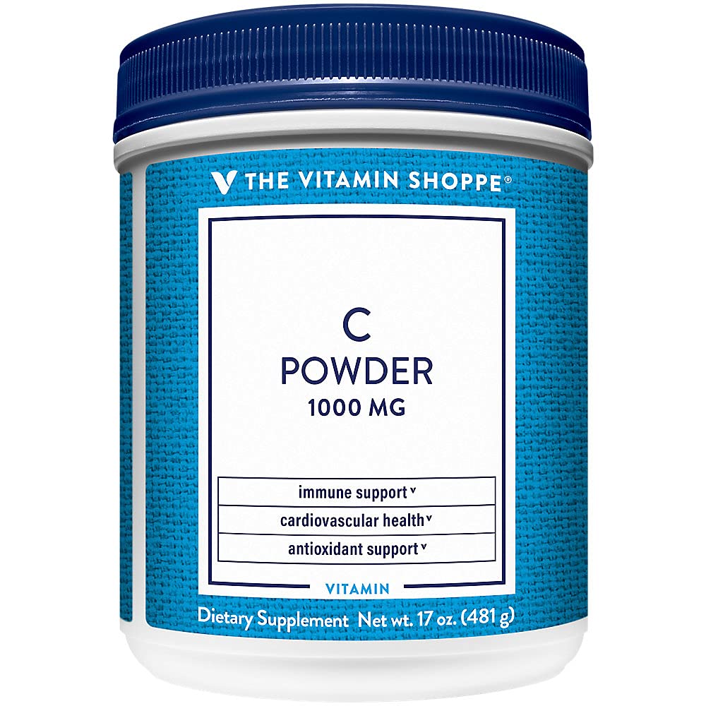 The Vitamin Shoppe Vitamin C 1000mg Powder, 17 Count