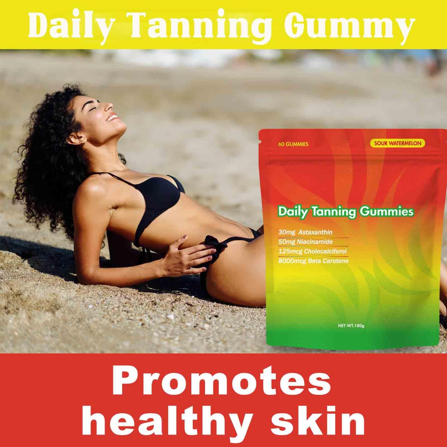 Fuxvao Daily Tanning Gummies 1 Count