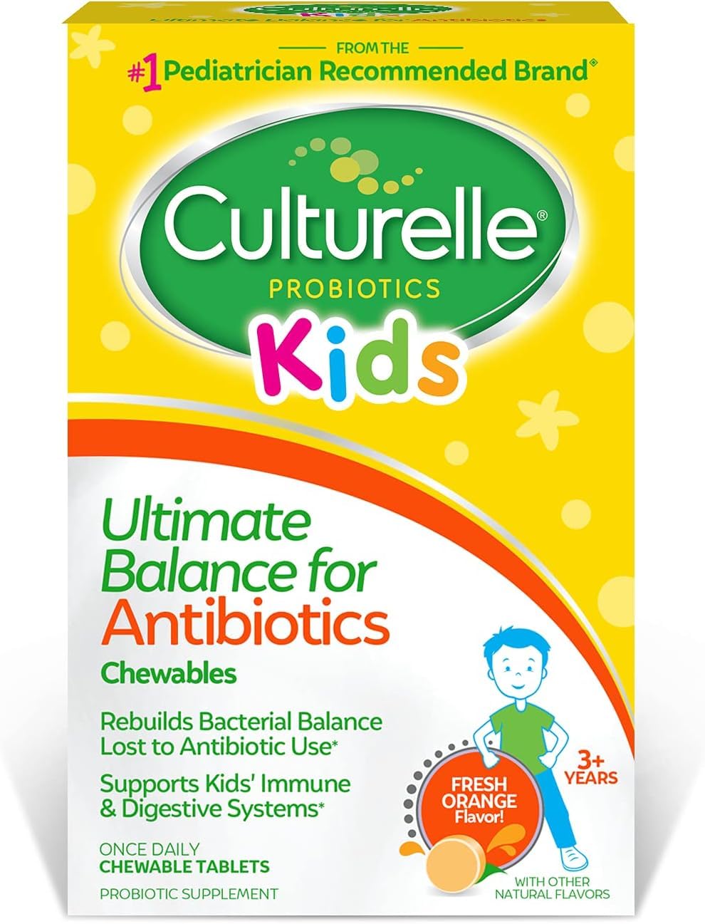 Culturelle Probiotic Chews Ultimate Balance for Antibiotics Chewable, 20 Count