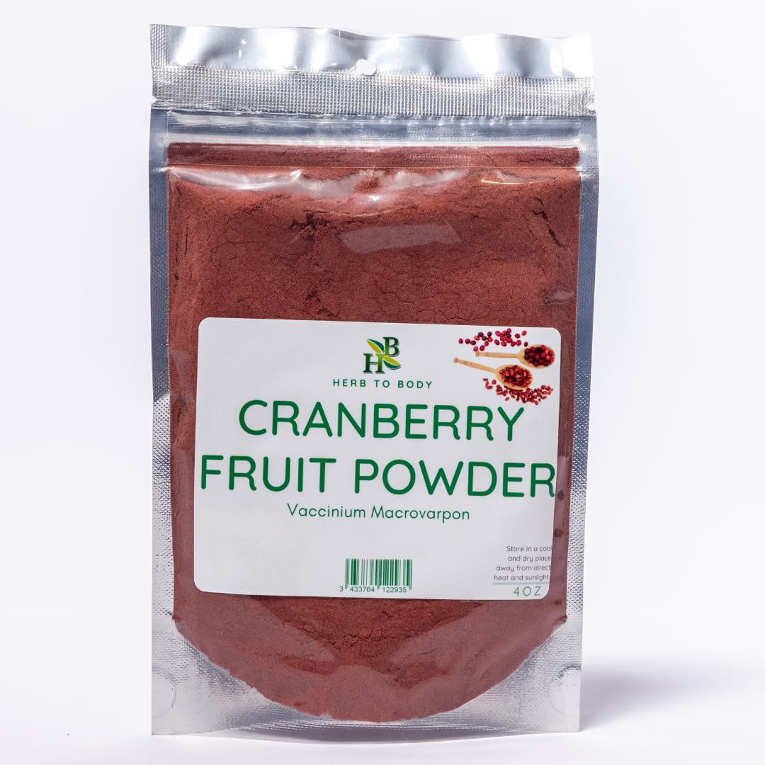 Herb To Body Cranberry Fruit Powder Powder 4 Ounce