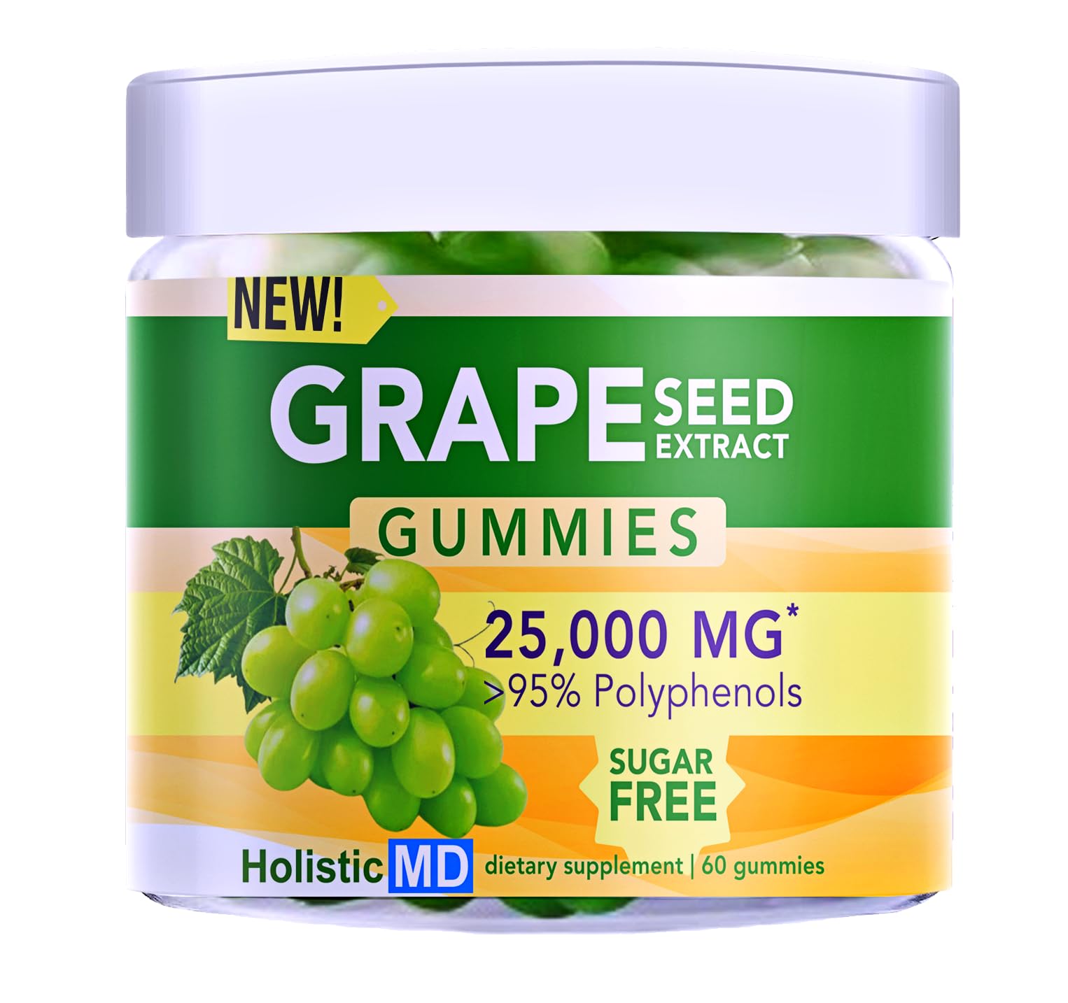 Holistic MD Grape Seed Extract Gummies 30 Count