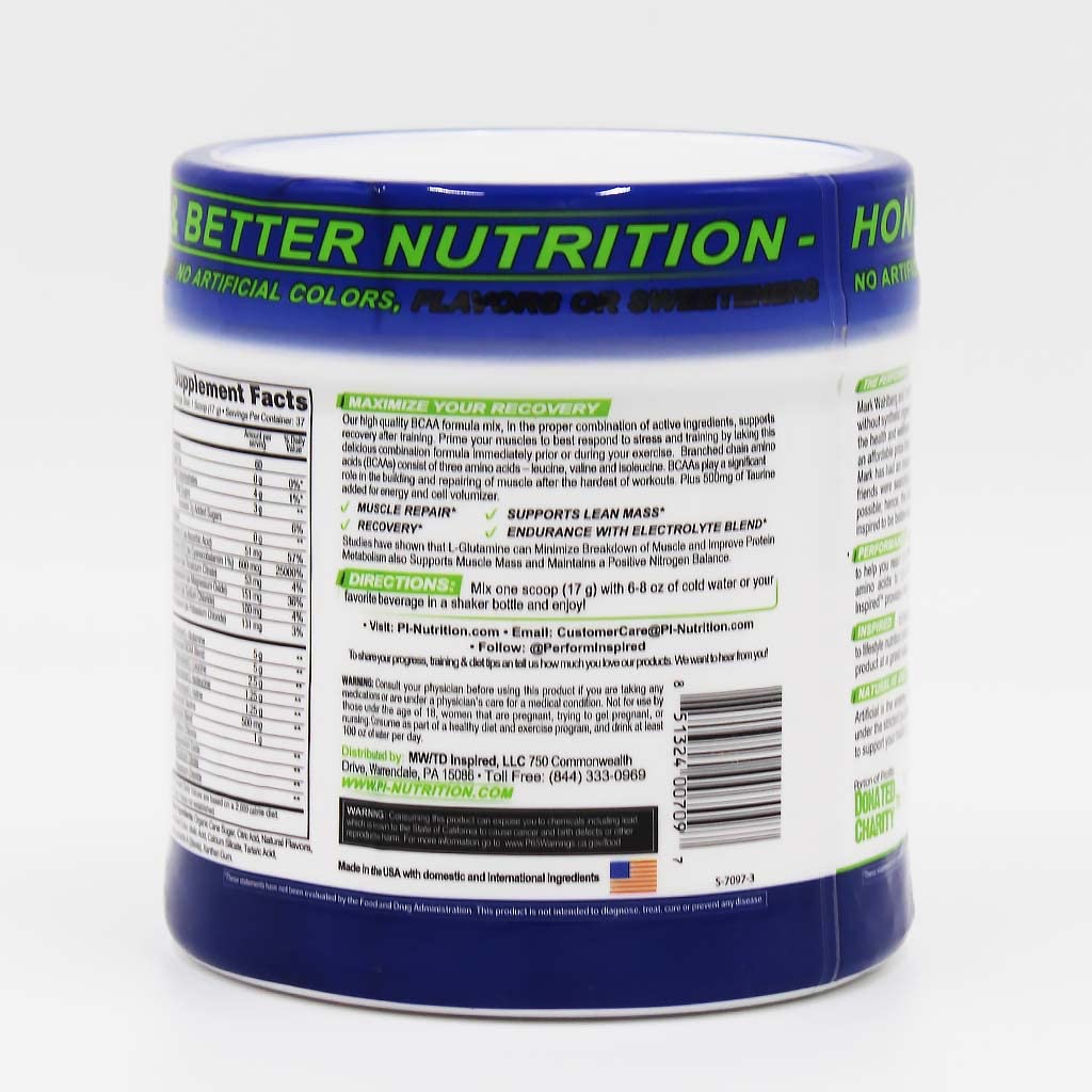 Performance Inspired BCAA Powder Berry Fruit Blast 22.24 oz